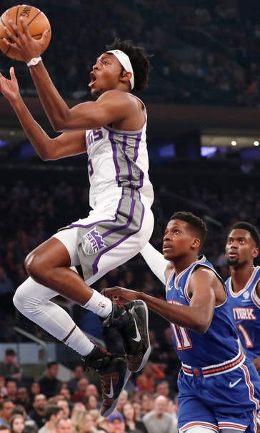 Fox, Hield lead Kings to 113-92 rout of Knicks